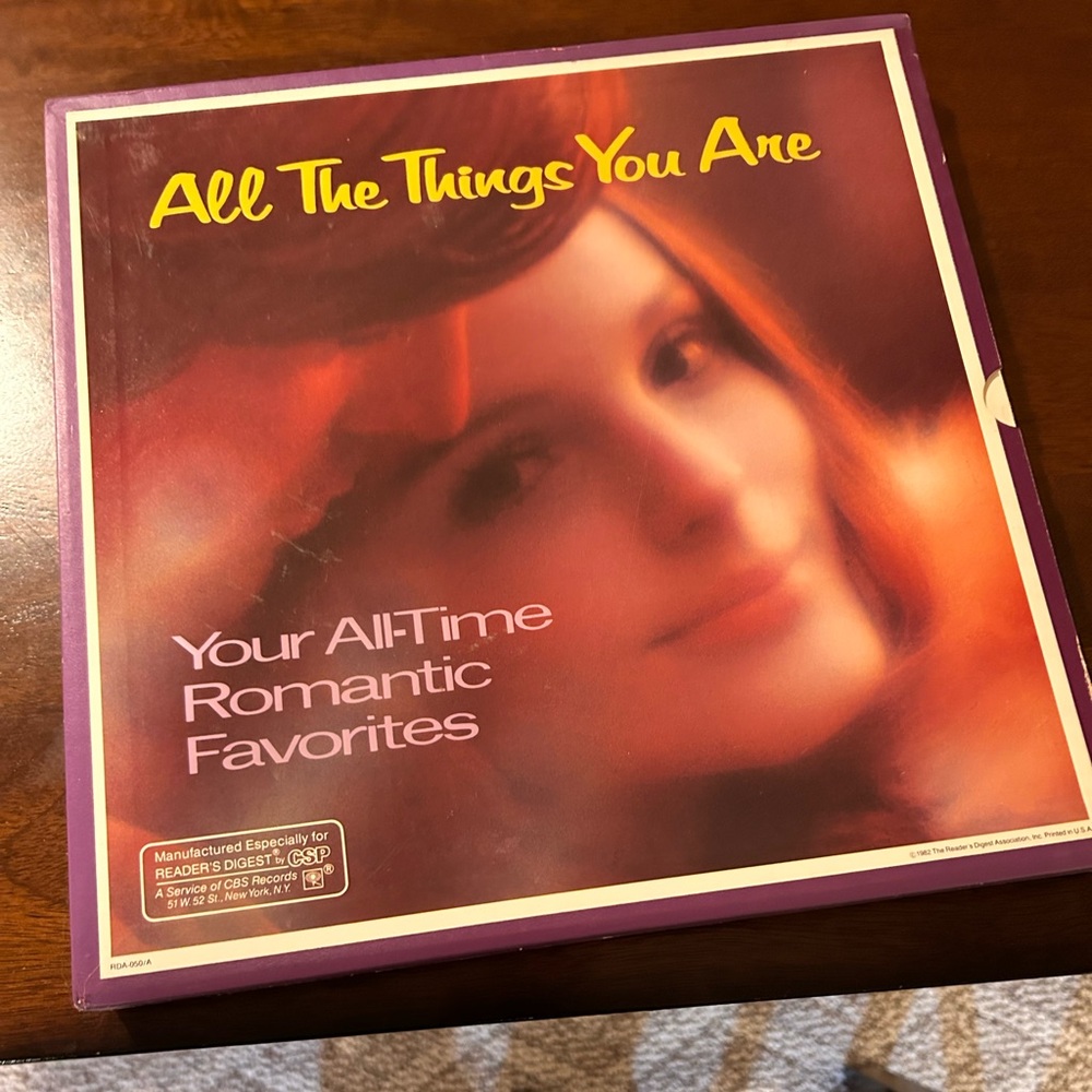 Romantic Favorites Vinyl Record Cover
